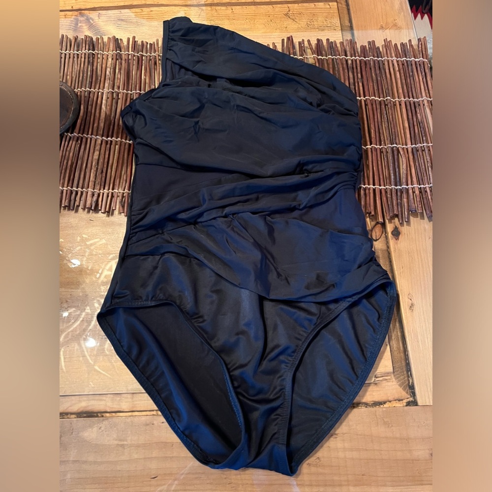 Miraclesuit Network Jena One Piece Swimsuit Sz 12 - Picture 9 of 13
